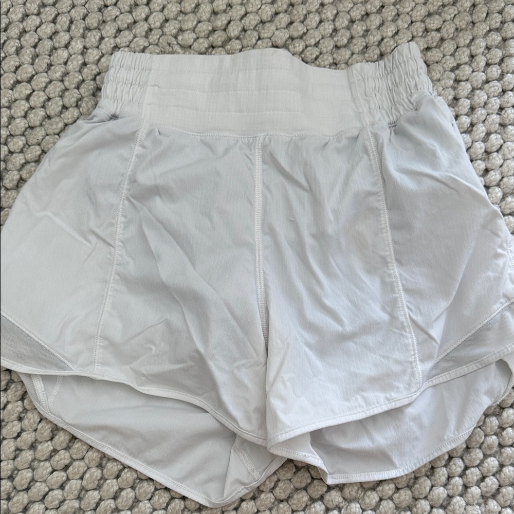 Women's White lululemon Shorts